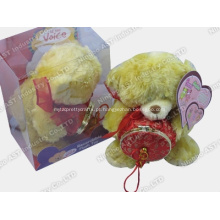 Urso de peluche relativo à promoção, brinquedo enchido música, brinquedo do luxuoso da música